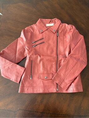 Mango faux leather jacket